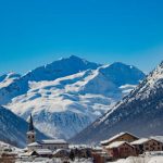 the small town of Livigno, a jewel of the Lombard Alps
